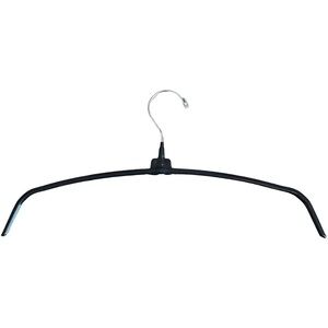 Black Rubberized 16” Clothing Hangers Chico’s Hangers Set of 10